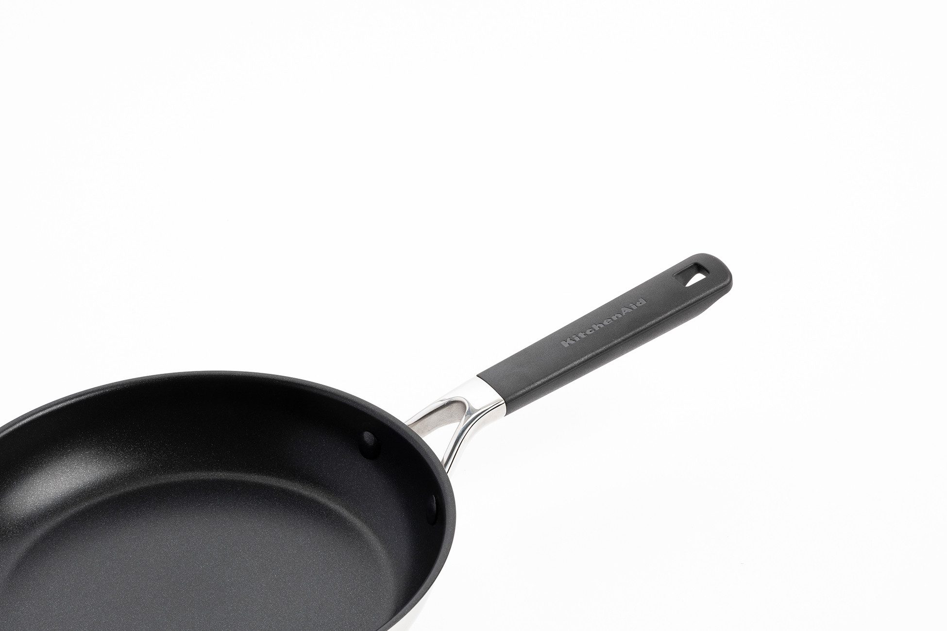 KitchenAid Pfannen-Set Classic Stainless Steel Non-Stick (CC005707-001), Aluminium, 2-teiliges Pfannen-Set 24cm & 28cm, Keramik-Antihaftbeschichtung