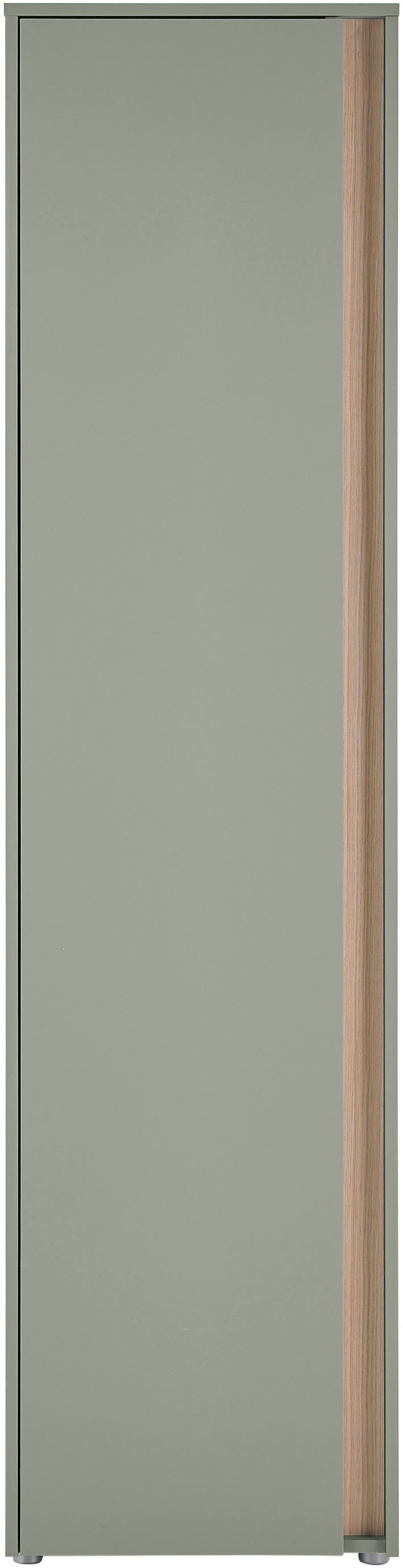 Home affaire Garderobenschrank GiRON/CiTY, moderner Schrank, Schuhschrank mit Stauraum 9 Einlegeböden, 10 Fächer, Tür beidseitig montierbar, 50 cm breit