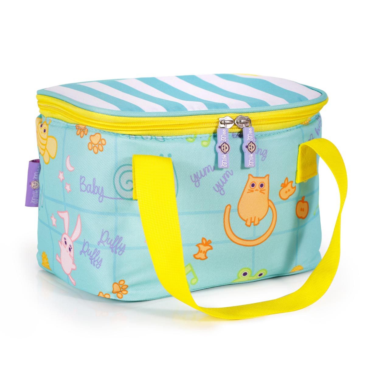 Kühltasche Milk&Moo Lunchbox, Lunchtasche, Brotdose, Kühltasche, Türkis