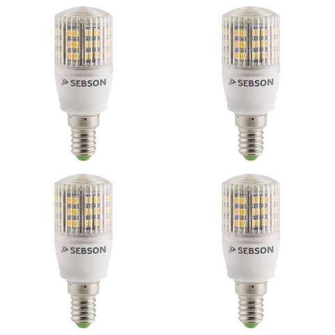 SEBSON LED-Leuchtmittel 4er Pack E14 LED 3W Lampe  240lm warmweiß - Leuchtmittel 280°
