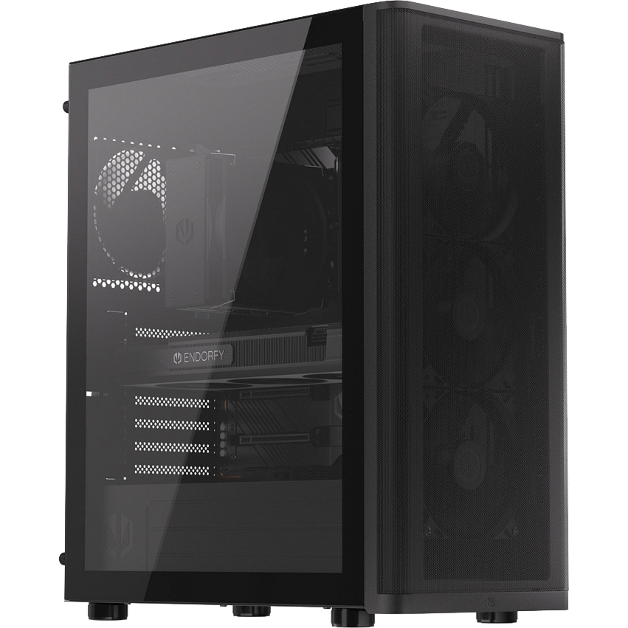 ENDORFY PC-Gehäuse ENDORFY Ventum 400 Air, Tower-Gehäuse, (Tempered