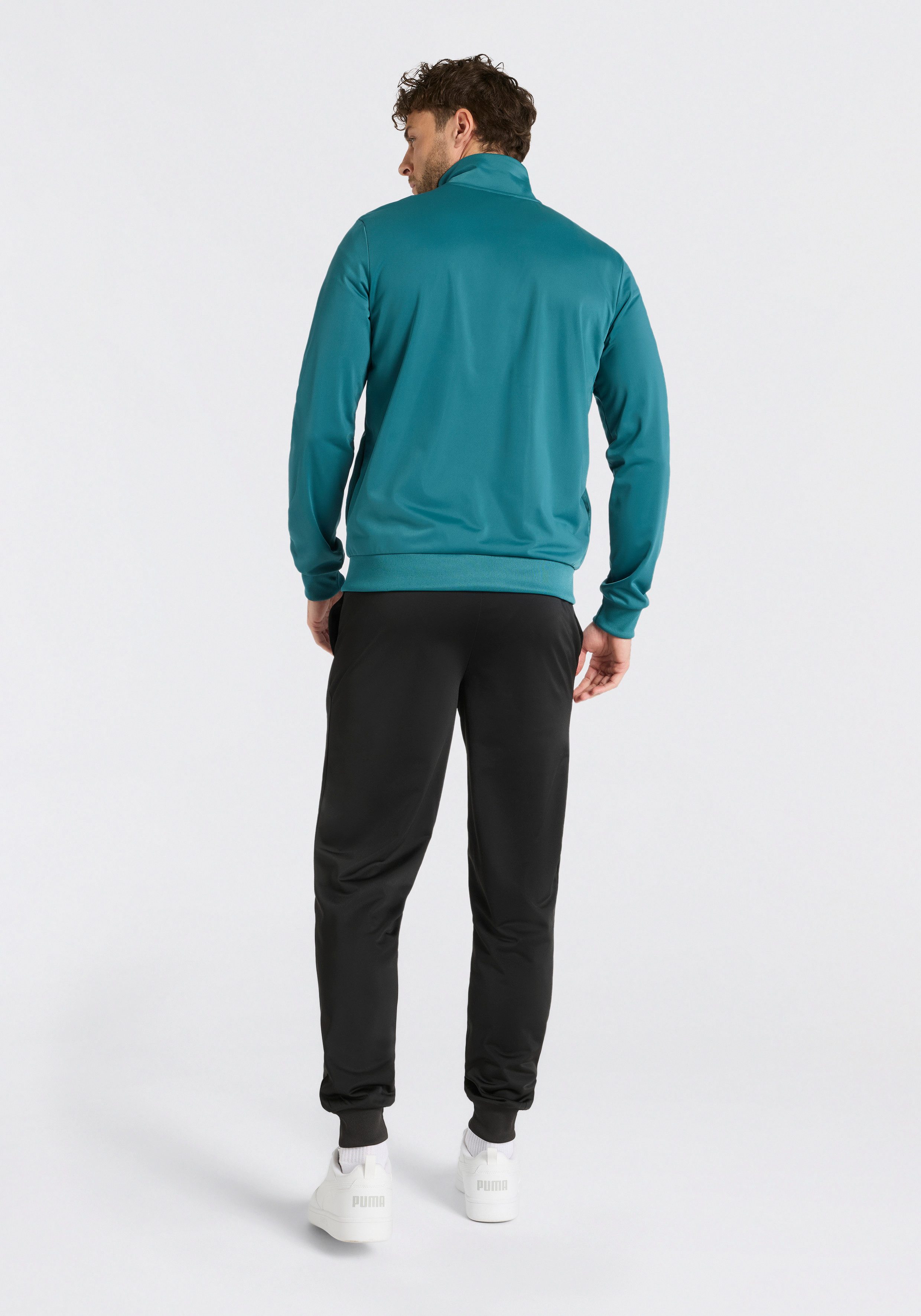 PUMA Trainingsanzug ESS POLY SUIT (2-tlg), Sportanzug, für entspannte Tage, für vielseitige Aktivitäten