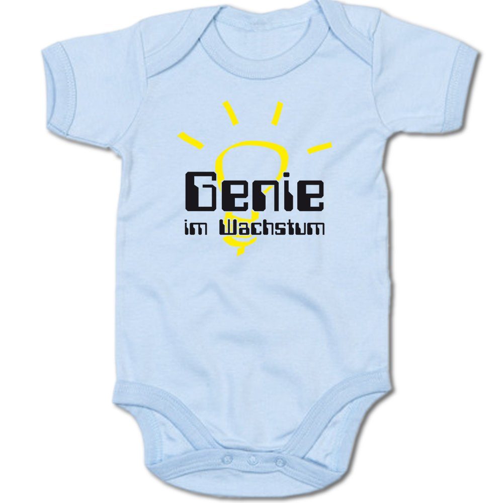 G-graphics Kurzarmbody Baby Body - Genie im Wachstum mit Spruch / Sprüche • Babykleidung • Geschenk zur Geburt / Taufe / Babyshower / Babyparty • Strampler