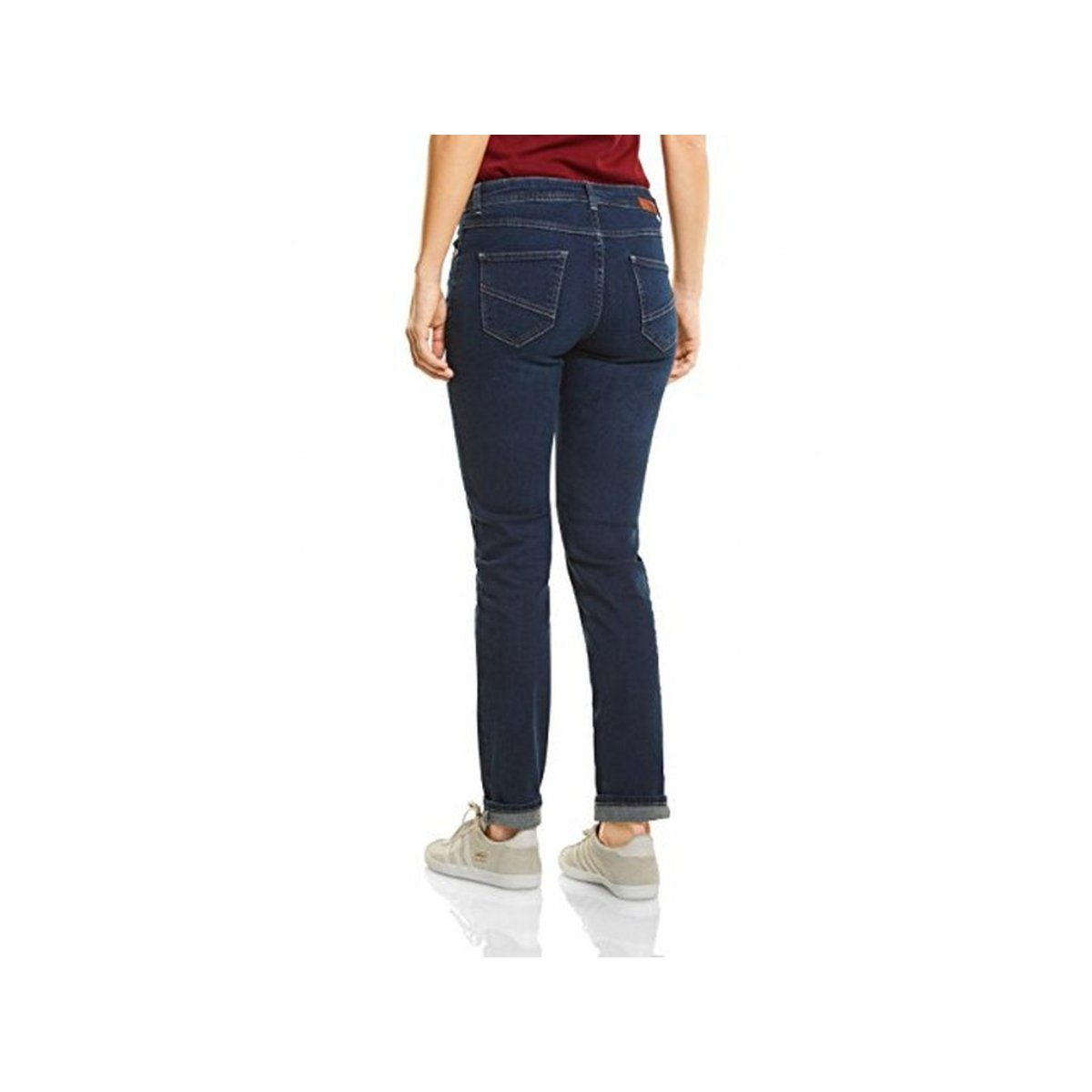 Cecil dunkel-blau 5-Pocket-Jeans (1-tlg)