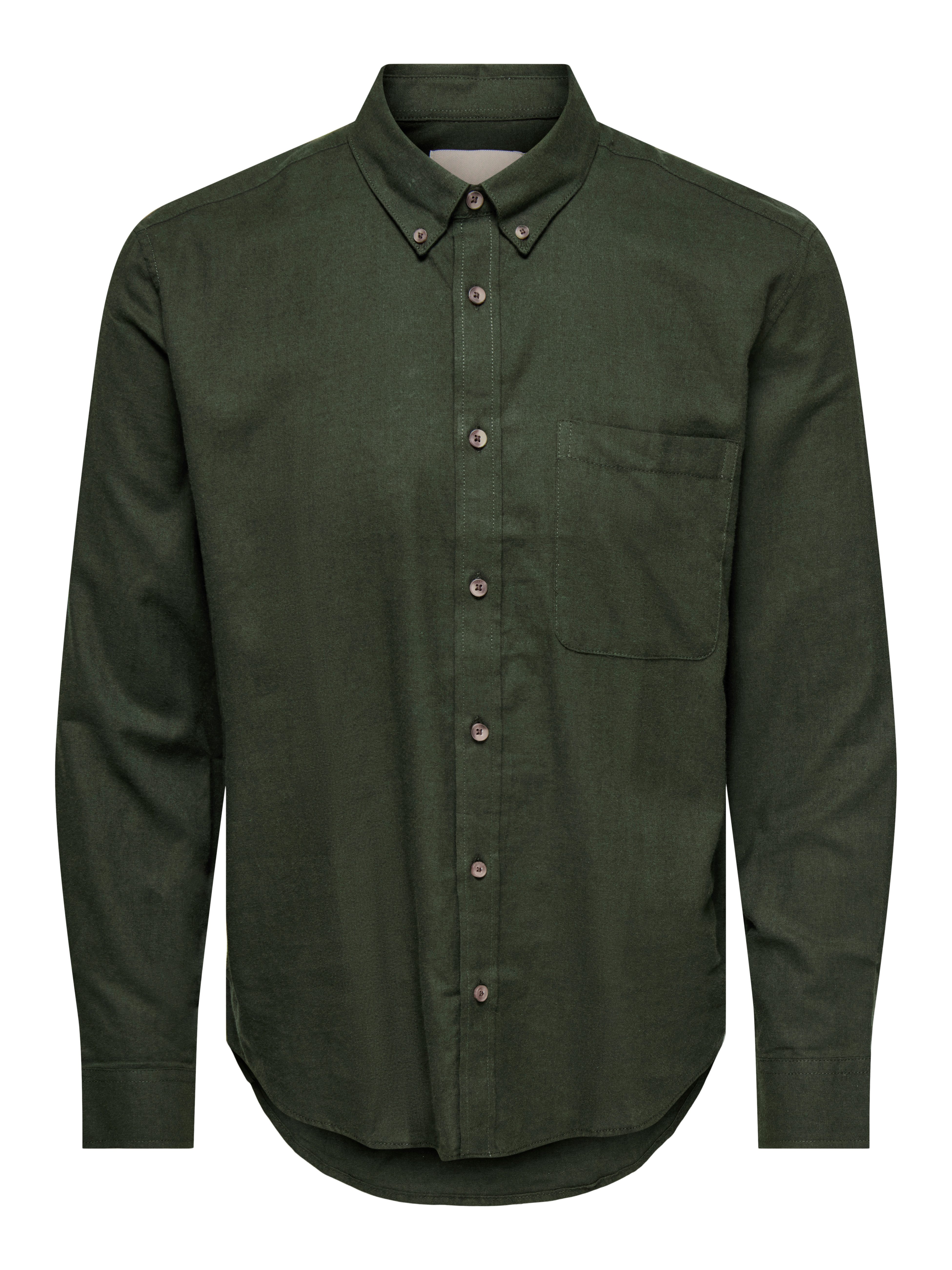 ONLY & SONS Langarmhemd ONSJUPITER REG FIT LS SHIRT NOOS mit Button Down Kr günstig online kaufen