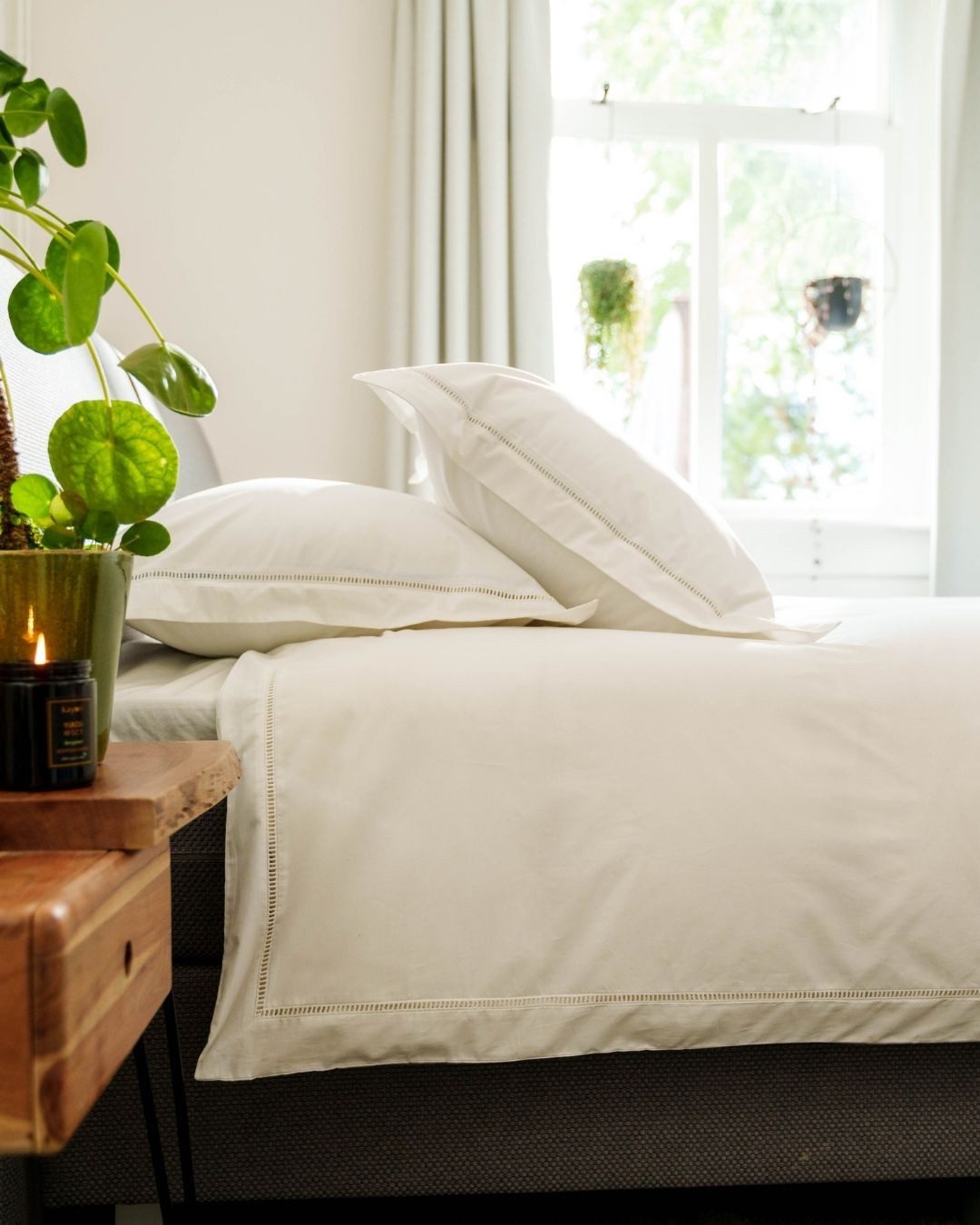 Kayori Bettwäsche Setana, Perkal (Bio-Baumwolle), 2 teilig, Hergestellt aus 100% reinem ägyptischen Baumwollperkal™.