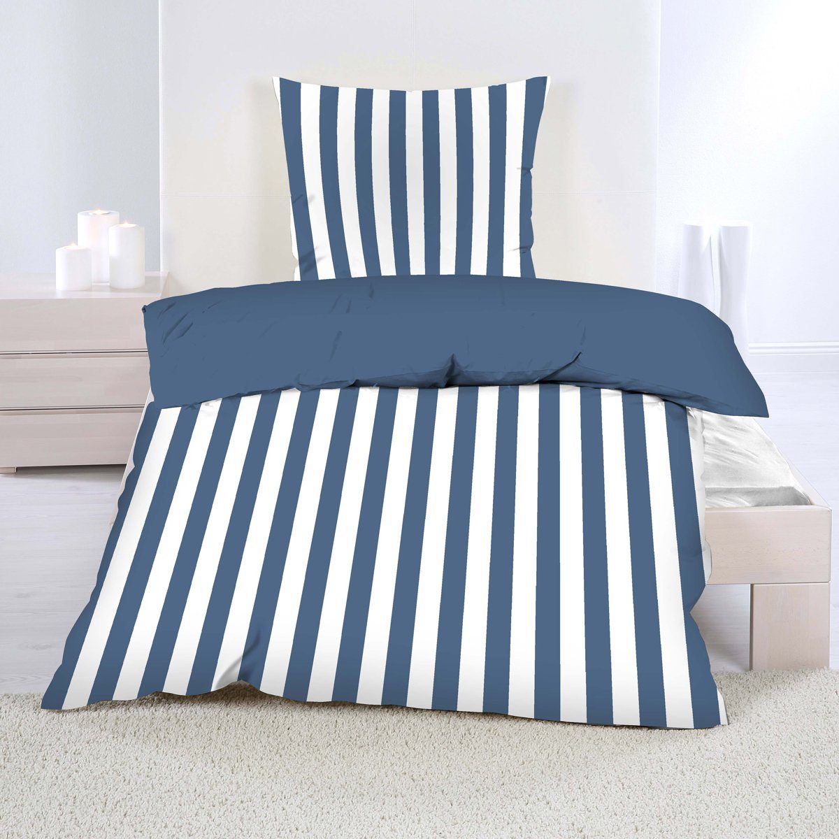 Casa Colori Bettwäsche Renforce 135x200 cm günstig online kaufen