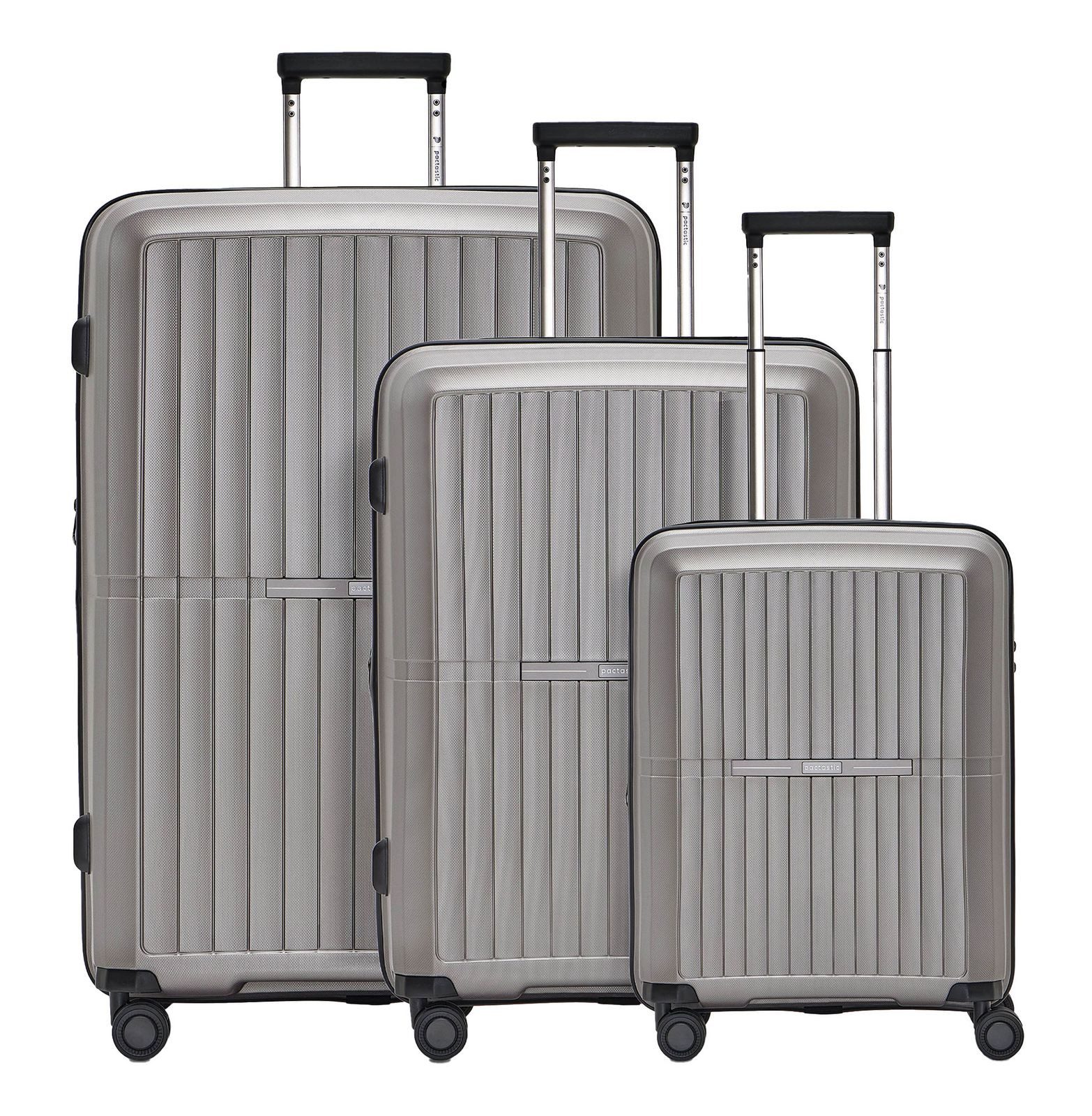 Pactastic Trolleyset Trolley-Set S / M / L, 4 Rollen, (Set, 3 tlg)