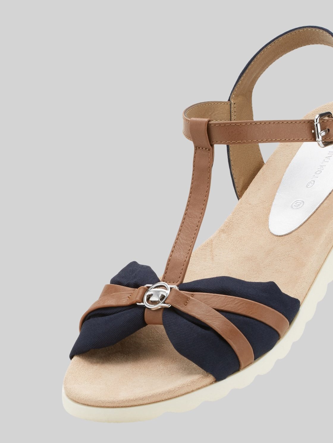 TOM TAILOR Shoes Licence Riemchensandale Flache Sandalen 