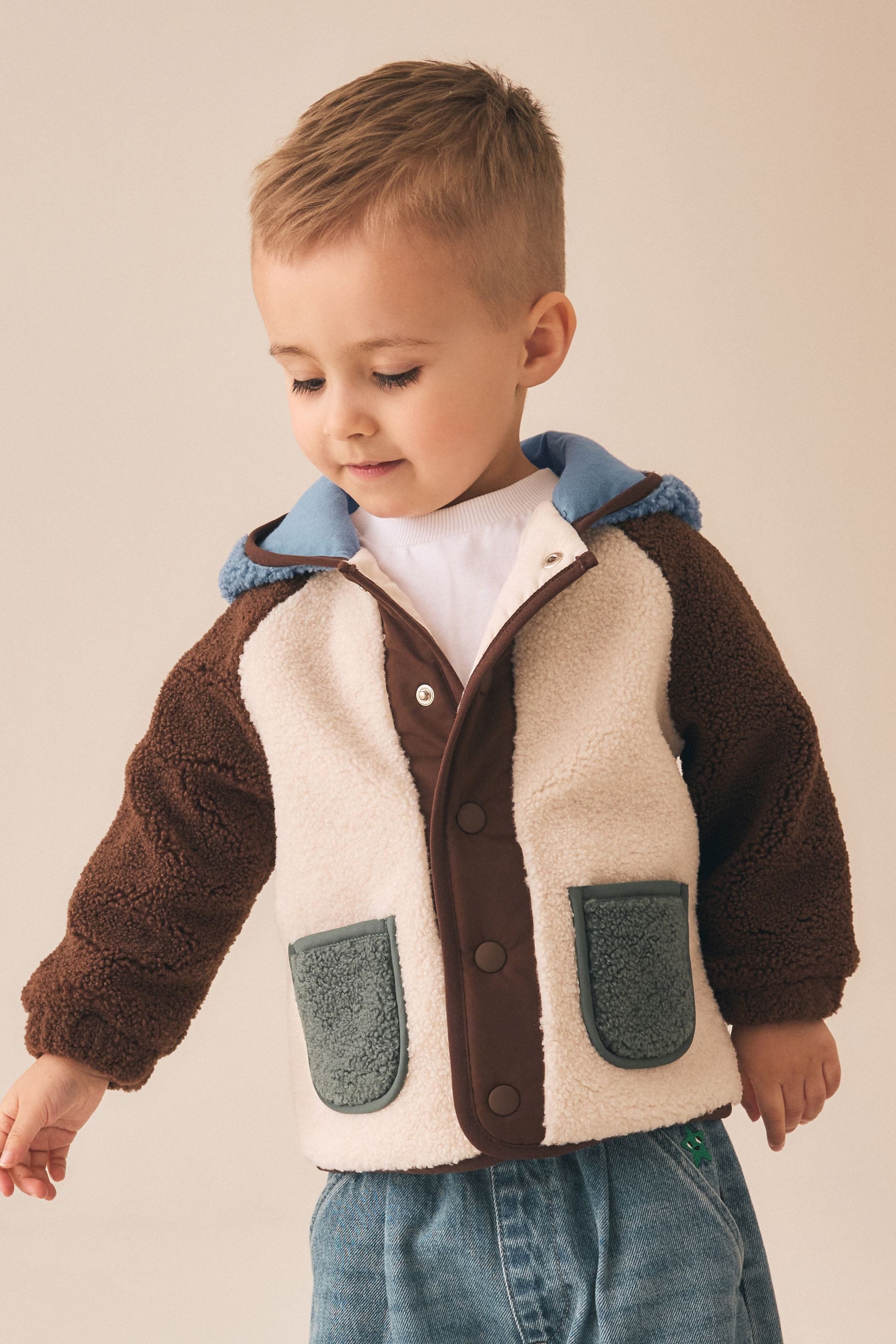 Next Kapuzenfleecejacke Fleecejacke mit Kapuze (1-St)