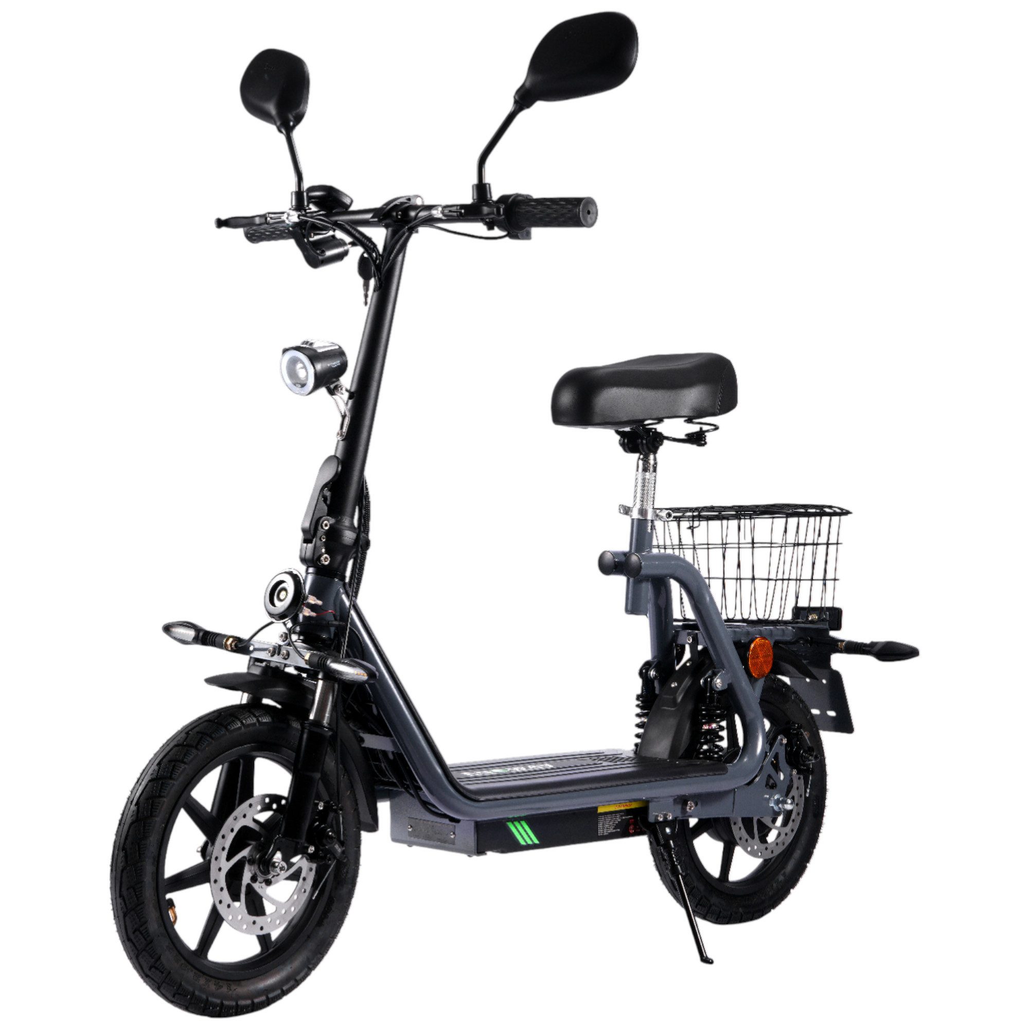 ENEWAY E-Scooter City Floh-S Elektroroller 45 km/h, 45 km/h, (Set), mit Straßenzulassung, Blinkervorbereitung direkt verbaut