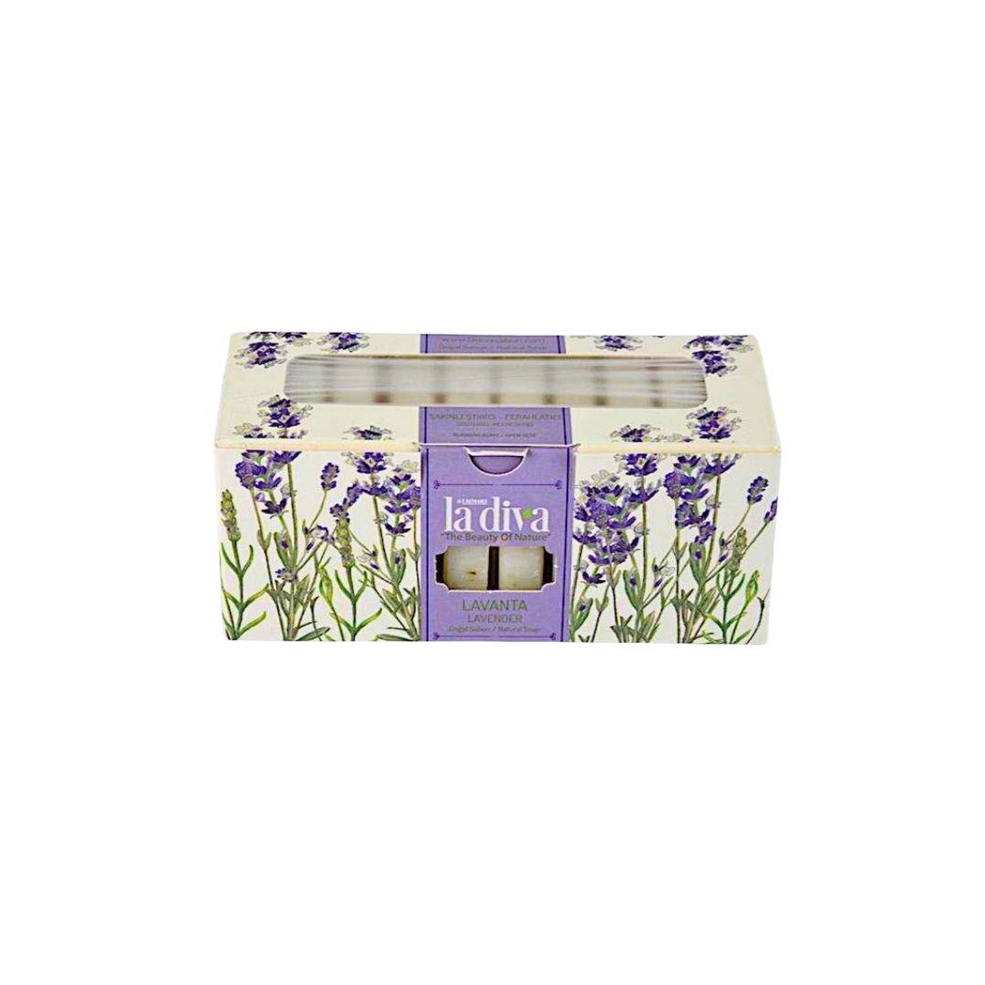 Handseife Hotelseife Lavendel mini Seife 10x22,5 g, 10-tlg., mit Peelingeffekt