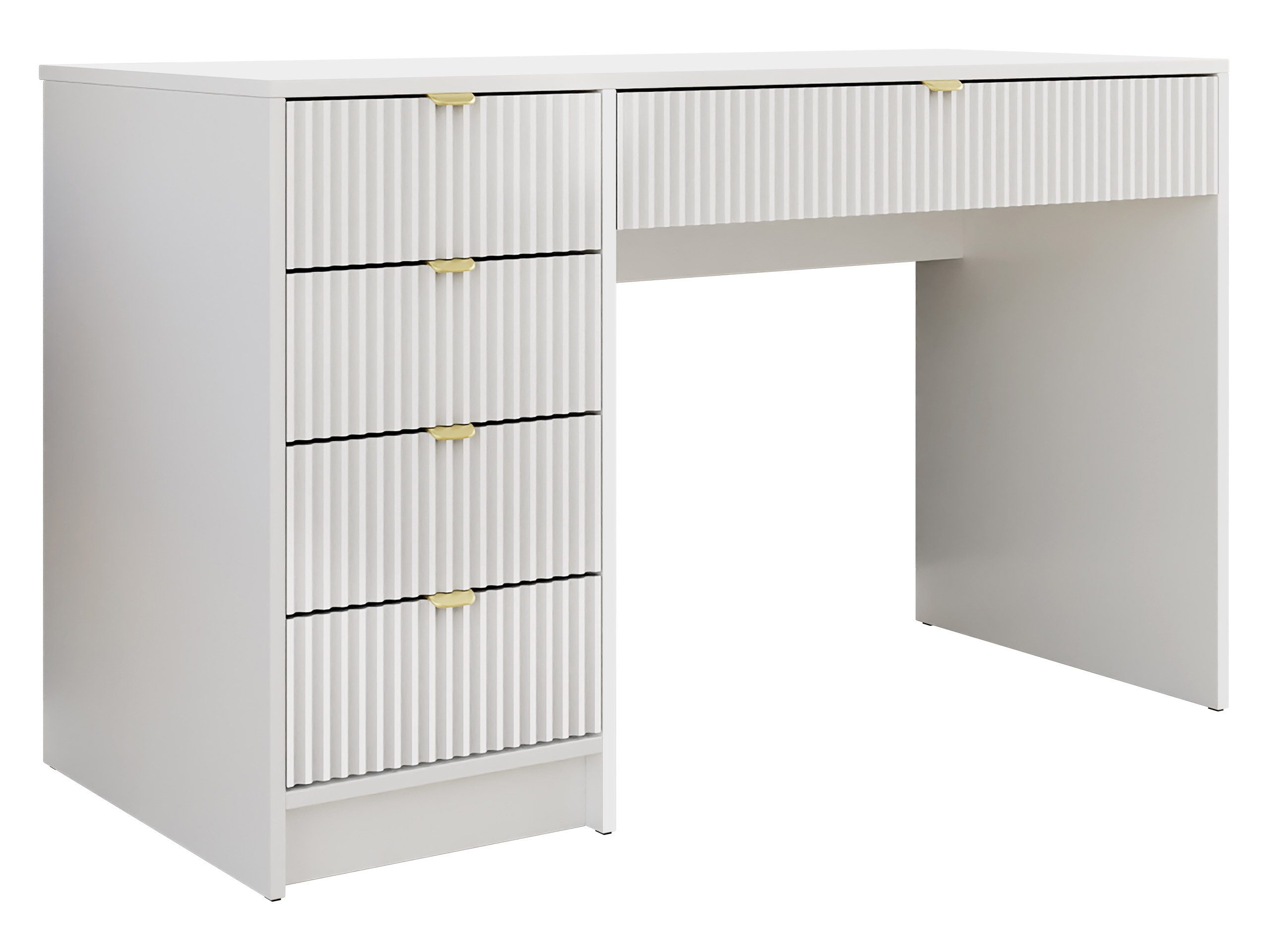 MIRJAN24 Schminktisch Tireno (5-Schubladen), Aluminiumgriffe in der Farbe G günstig online kaufen