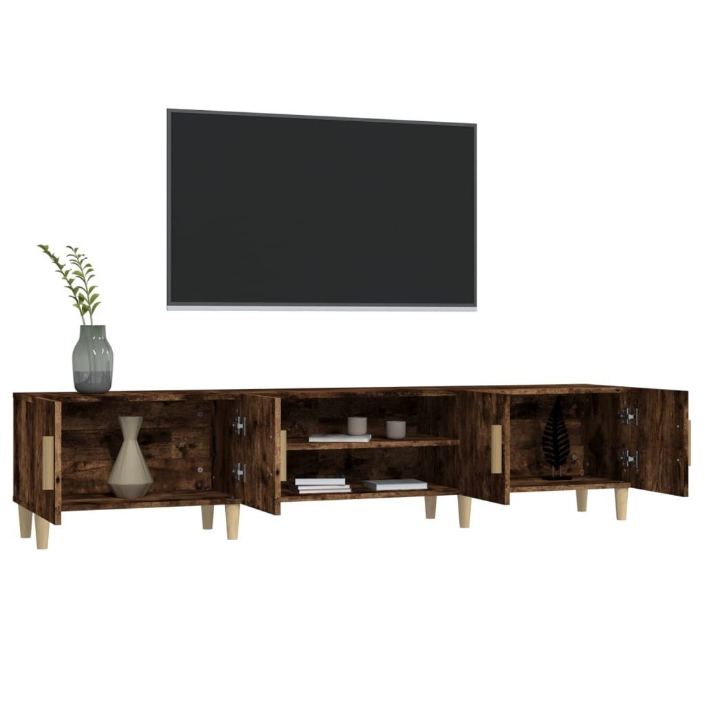 furnicato TV-Schrank Räuchereiche 180x31,5x40 cm Holzwerkstoff