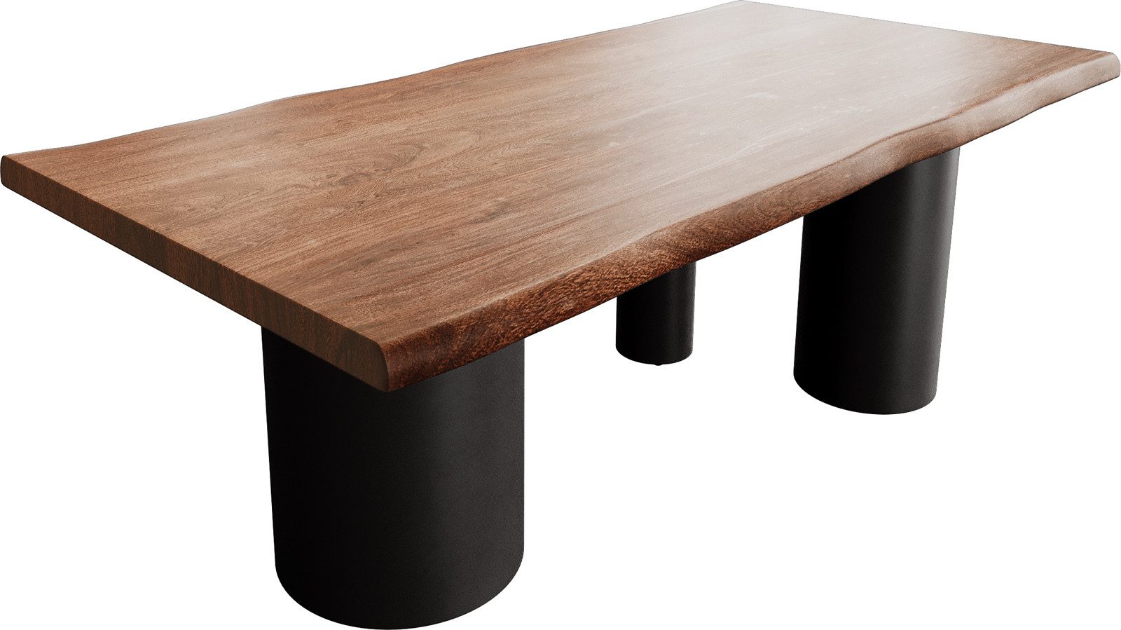 DELIFE Esstisch Edge, Akazie Braun 200x100 günstig online kaufen