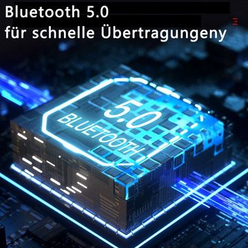 Dekorative Kabellose Bluetooth Kopfhörer, HIFI-Klangqualität, lange Akkulaufzeit Over-Ear-Kopfhörer (Geräuschunterdrückung, lange Akkulaufzeit, mehrere Wiedergabeoptionen)