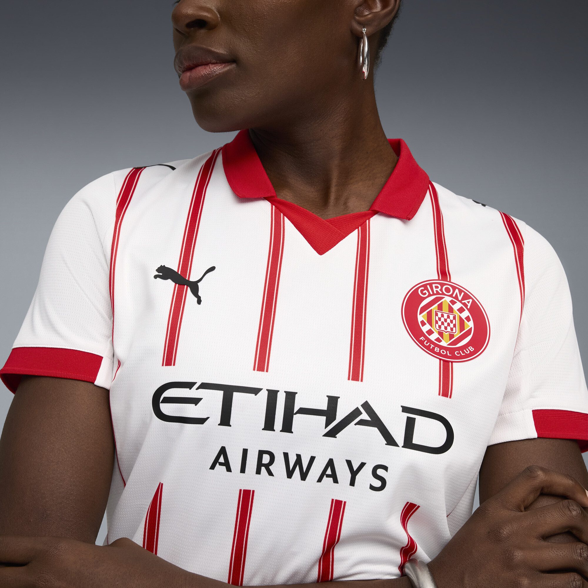 PUMA Poloshirt Girona FC 25/26 Heimtrikot Damen