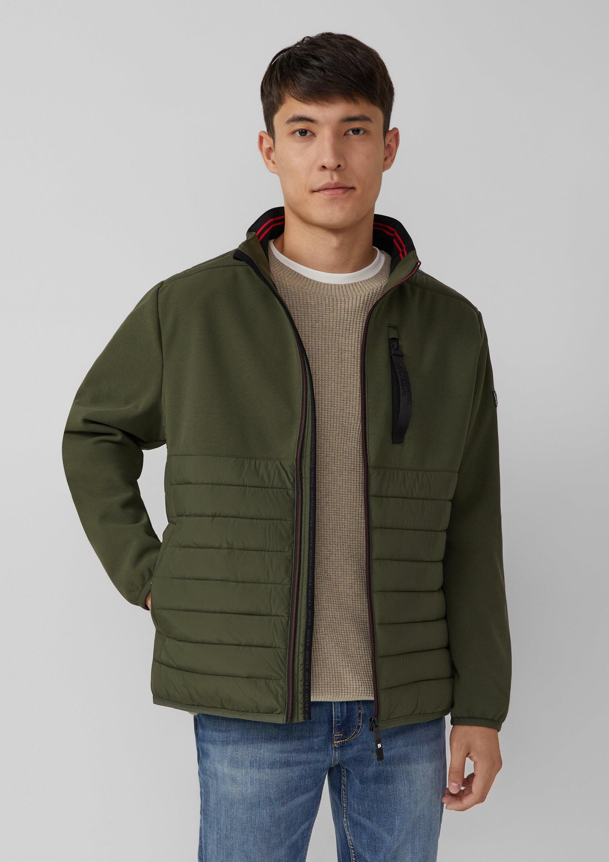 s.Oliver Funktionsjacke Outdoor-Jacke Leichte Hybridjacke mit sportiven Det günstig online kaufen
