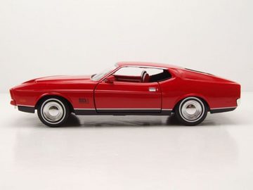Motormax Modellauto Ford Mustang Mach 1 1971 rot James Bond Modellauto 1:24 Motormax, Maßstab 1:24