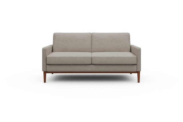 moebelfaktor Sofa Bodo 2,5-Sitzer, Retro-Design, elegante Linien, stabile H günstig online kaufen