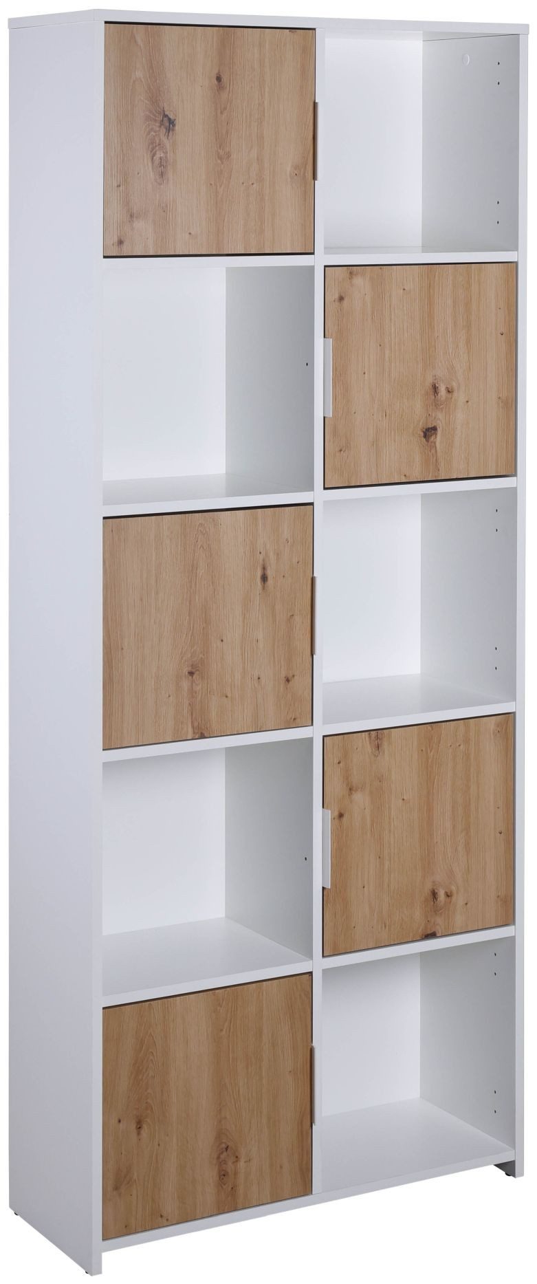 FURNARO Regal, Standregal, Schrank, Hochregal, 77 x 30 x 185cm