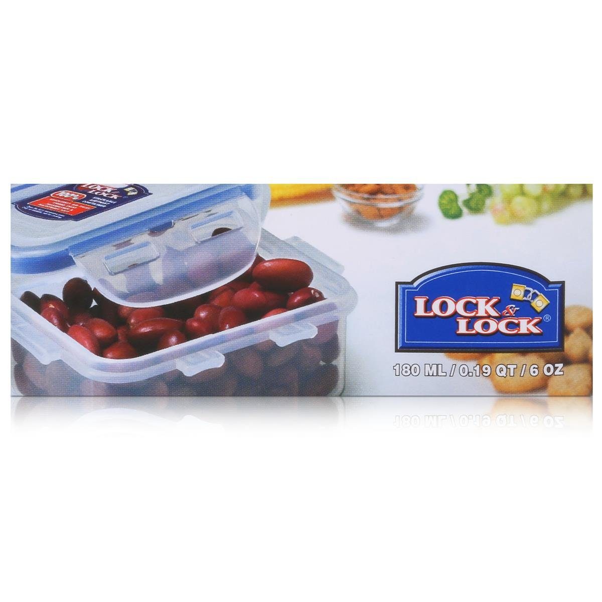 LOCK & LOCK - Wasserdicht Kunststoff - Luft rechteckig, Vorratsdose 180ml Lock&Lock und Vorratsdose HPL805