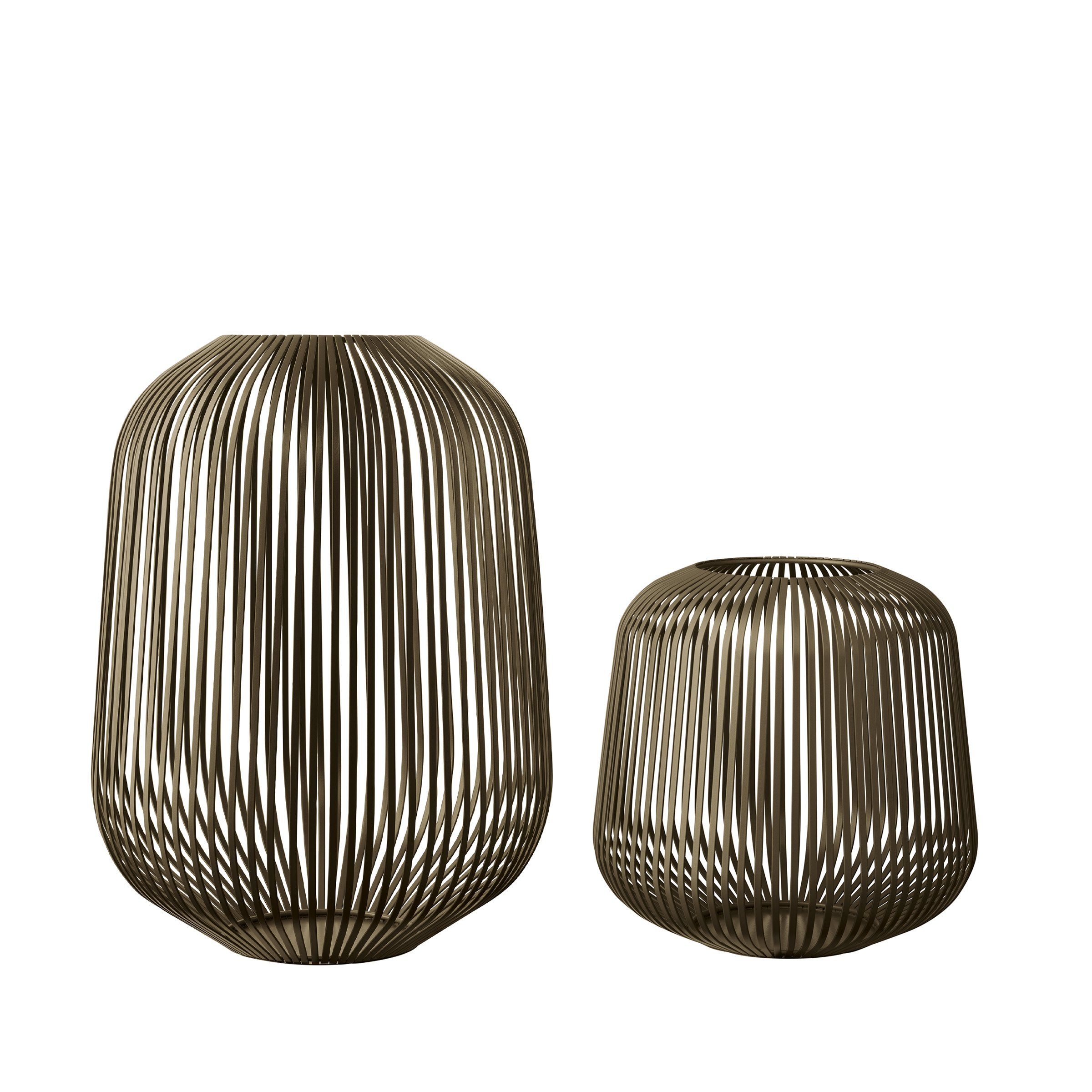 blomus Windlicht -LITO- 2er Set Laterne, Windlicht, Торшеры (SET, 2 St., SIZE M,L), pulverbeschichtete Stahlstreben