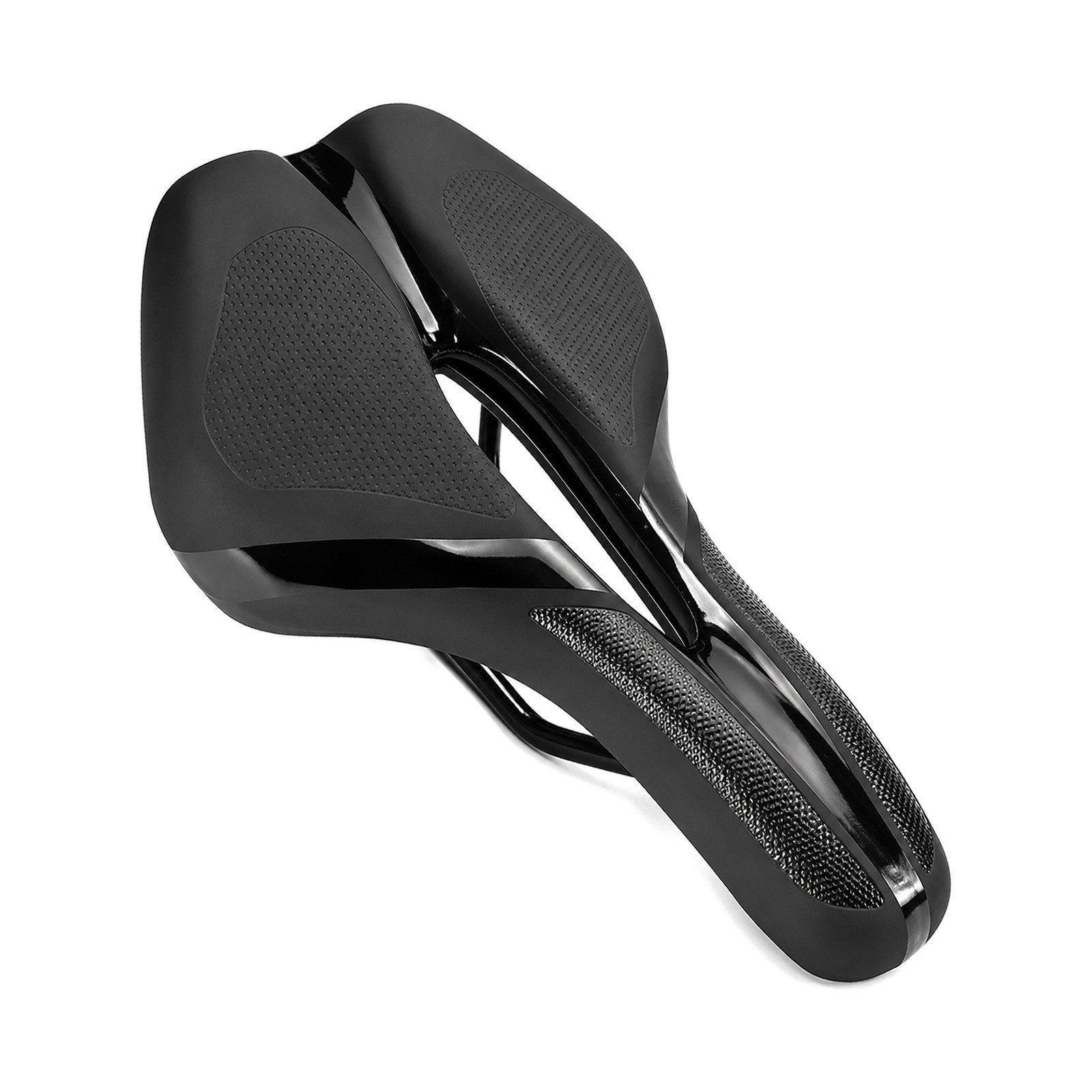 Fyrove Fahrradsattel Memory-Schaum Fahrradsattel universal für MTB Rennrad Ebike (Fahrradsattel Sattel Bikesattel Mountainbikesättel Ergonomisch Superleicht, 1-tlg., Lieferinhalt: 1 x Carbon Fahrradsattel), Memory Schaum Fahrradsattel Mountainbikesättel Universal