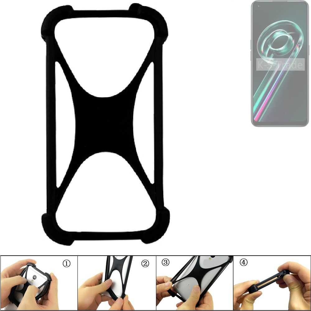 K-S-Trade Handyhülle für Realme 9 Pro Plus, Handy-Hülle Schutz-Hülle Silikon Bumper TPU Softcase Smartphone