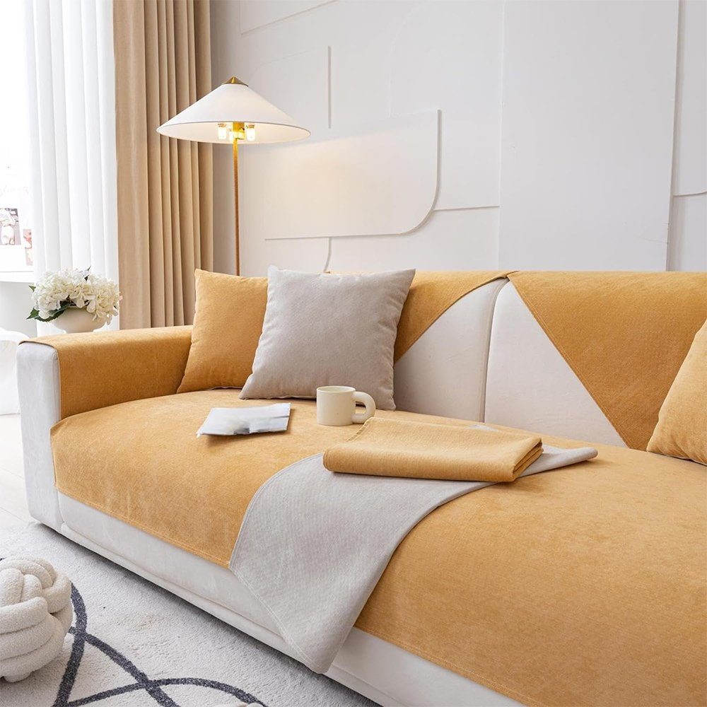NUODWELL Sofabezug Sofabezug Wasserdicht Sofabezüge, Katze Hunde Sofaschutz rutschfest