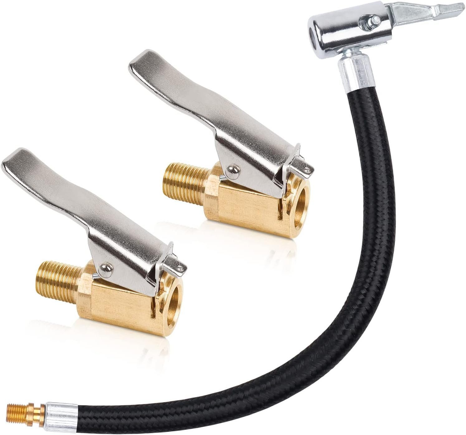 FELIXLEO Luftpumpe Ventilverlängerung 20cm Reifenfüller Schlauch Auto Motorrad Kompressor (1-tlg)