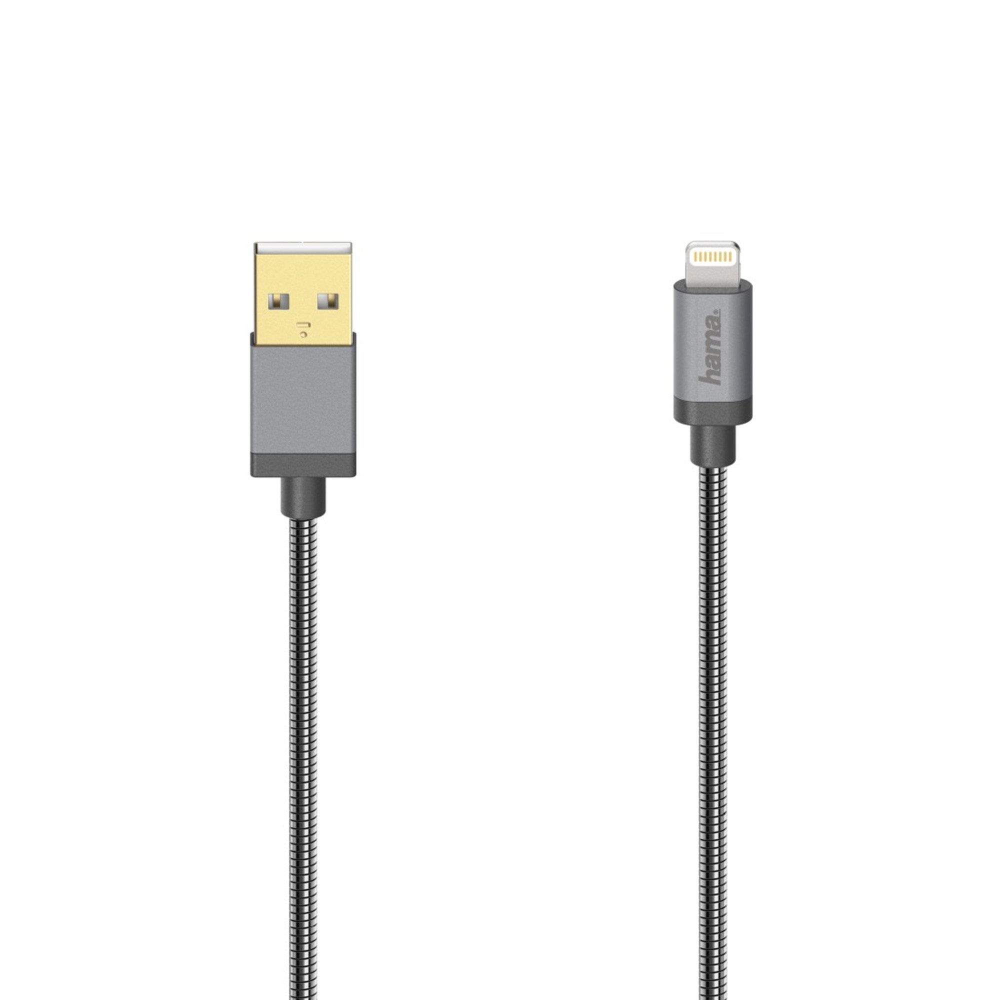 Hama Lightning-Connector, 0,75 m USB-Kabel, (75 cm)