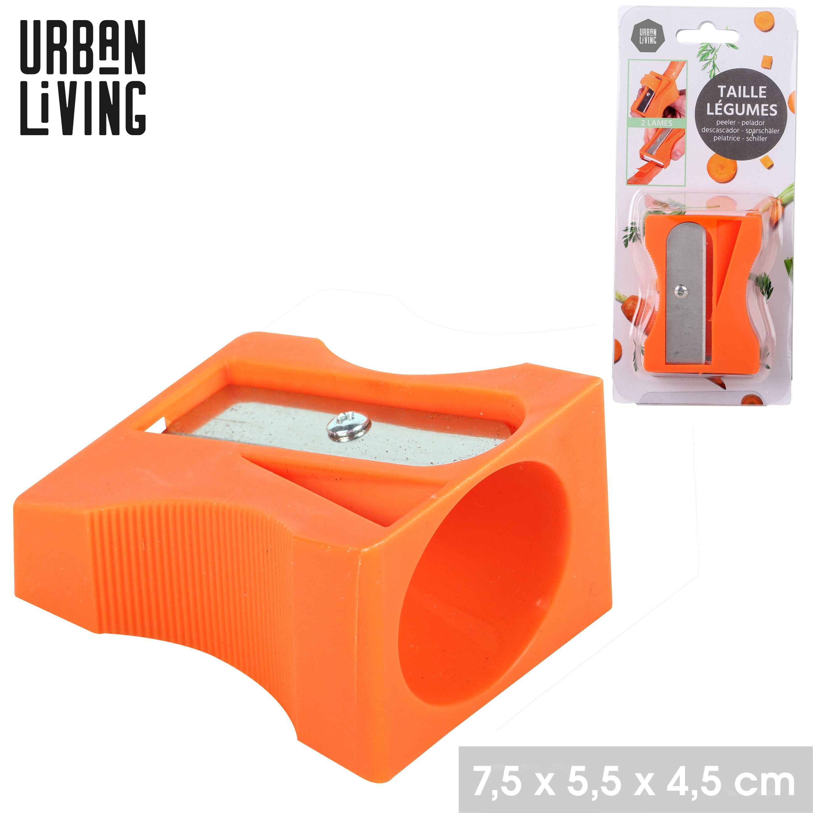 WestCraft Rindenschäler Anspitzer Karotte - Schäler für Gemüse in Form eine günstig online kaufen