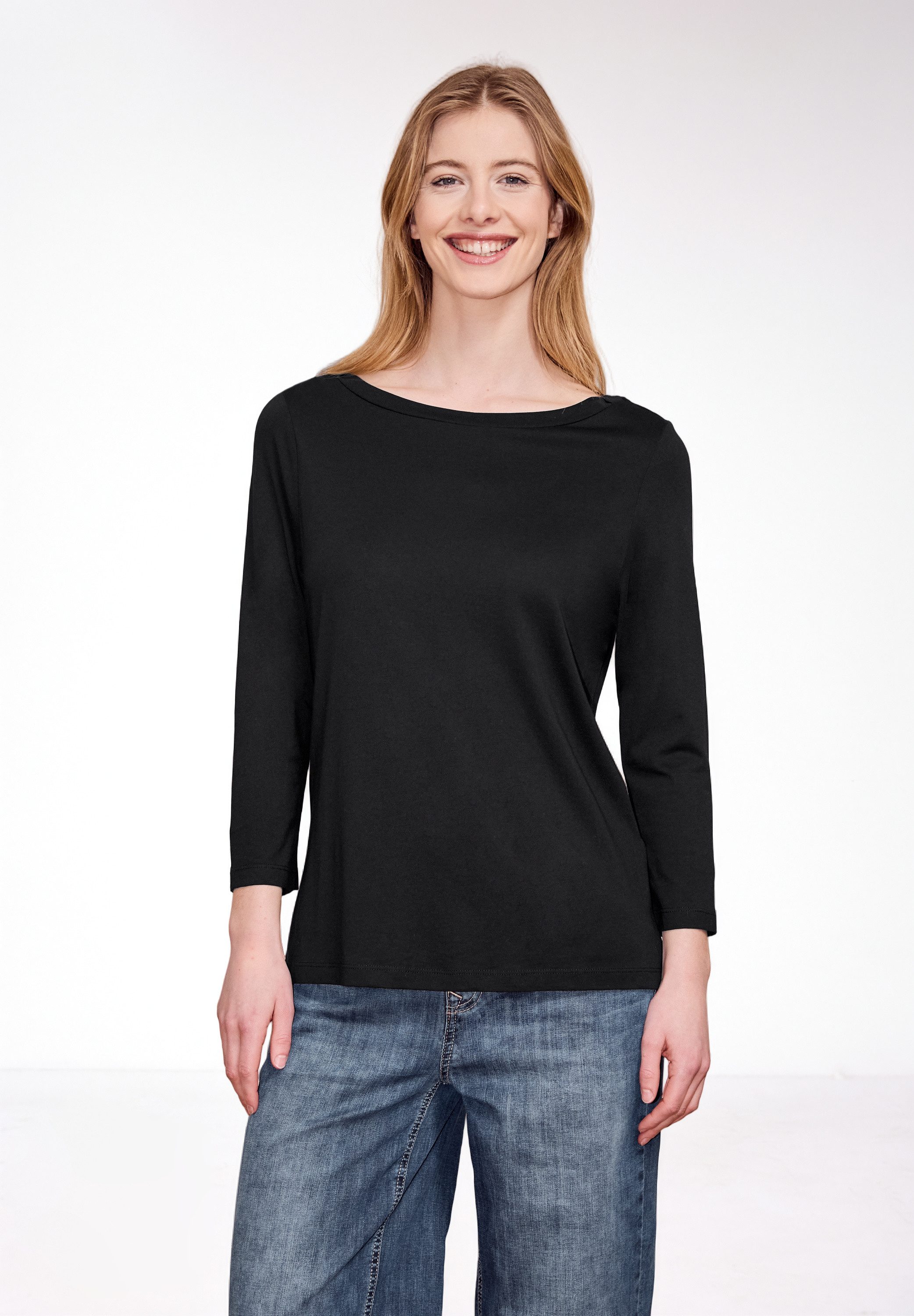 STREET ONE STUDIO 3/4-Arm-Shirt Jersey