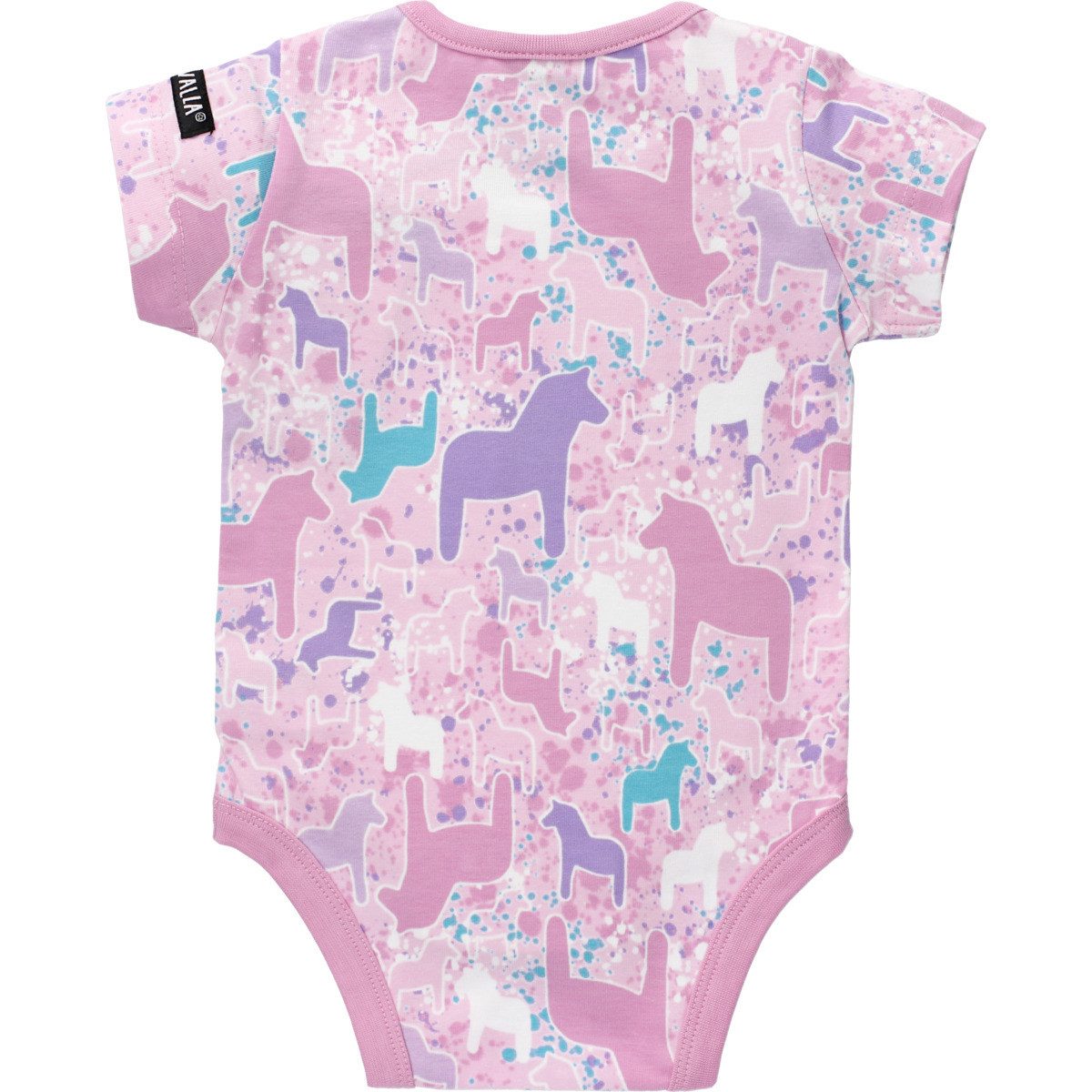 Villervalla Kurzarmbody Dala Mädchen (1-tlg) Babybody mit kurzen Ärmeln, Bodysuit, Babybody, Einteiler, Basic-Body