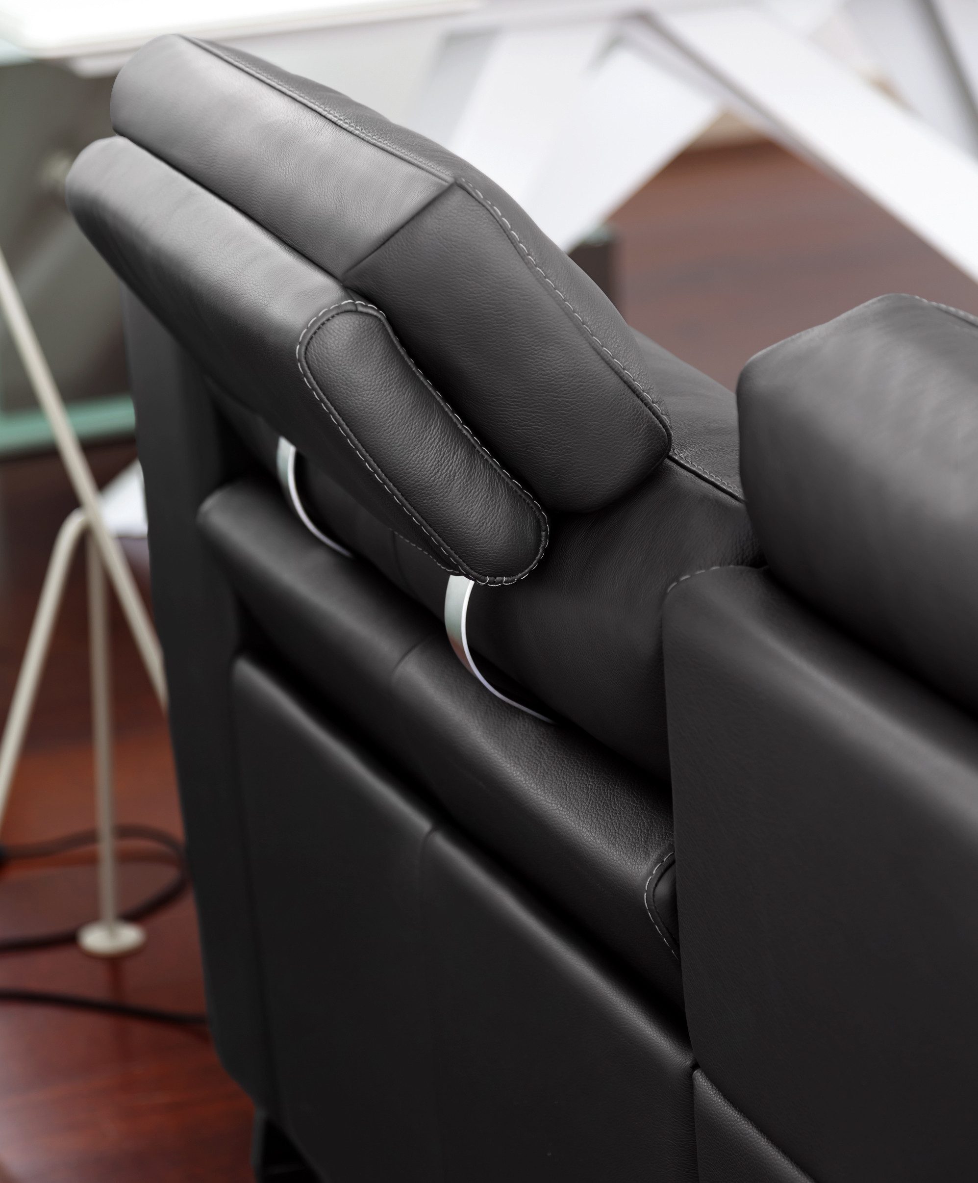 CALIA ITALIA Polstergarnitur Roby, (Set, 2-tlg), in Leder, mit elektrischer Relaxfunktion