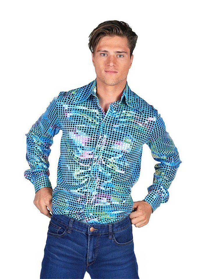 thetru T-Shirt Discohemd türkis Dieses 70er günstig online kaufen