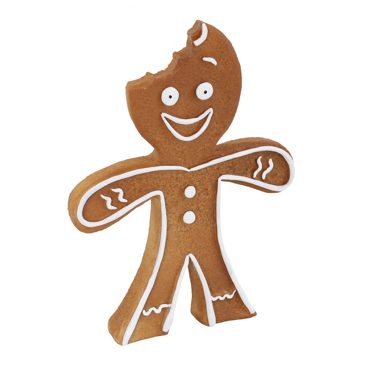 colourliving Weihnachtsfigur Lebkuchenfiguren mit Biss – Humorvolle Weihnachtstischdeko 4 Варіантиn, witzige Weihnachtsdekoration