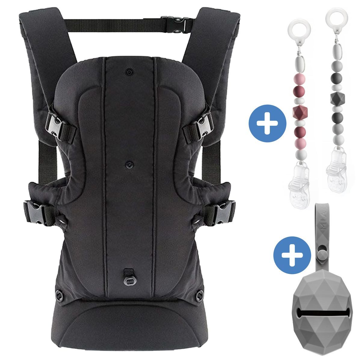Babytrage Walk 4in1 - Schwarz