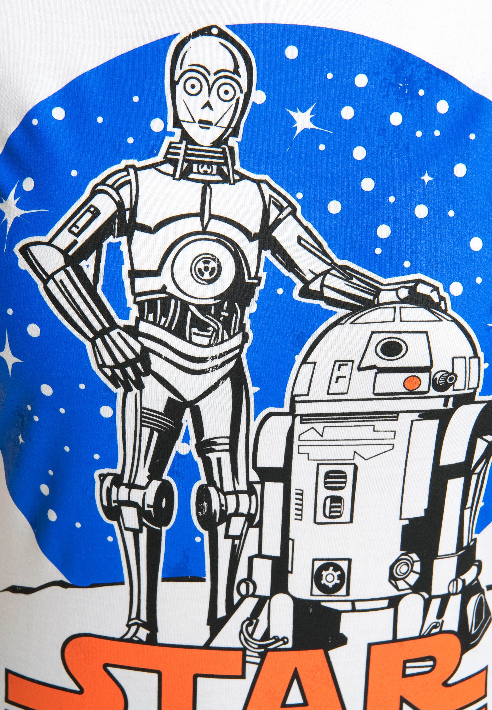 LOGOSHIRT T-Shirt Star Wars Droids mit coolem Retro-Druck