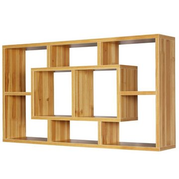 furnicato Wandregal ALEX buche 85 x 47,5 x 16 cm MDF-Holz Hängeregal modern