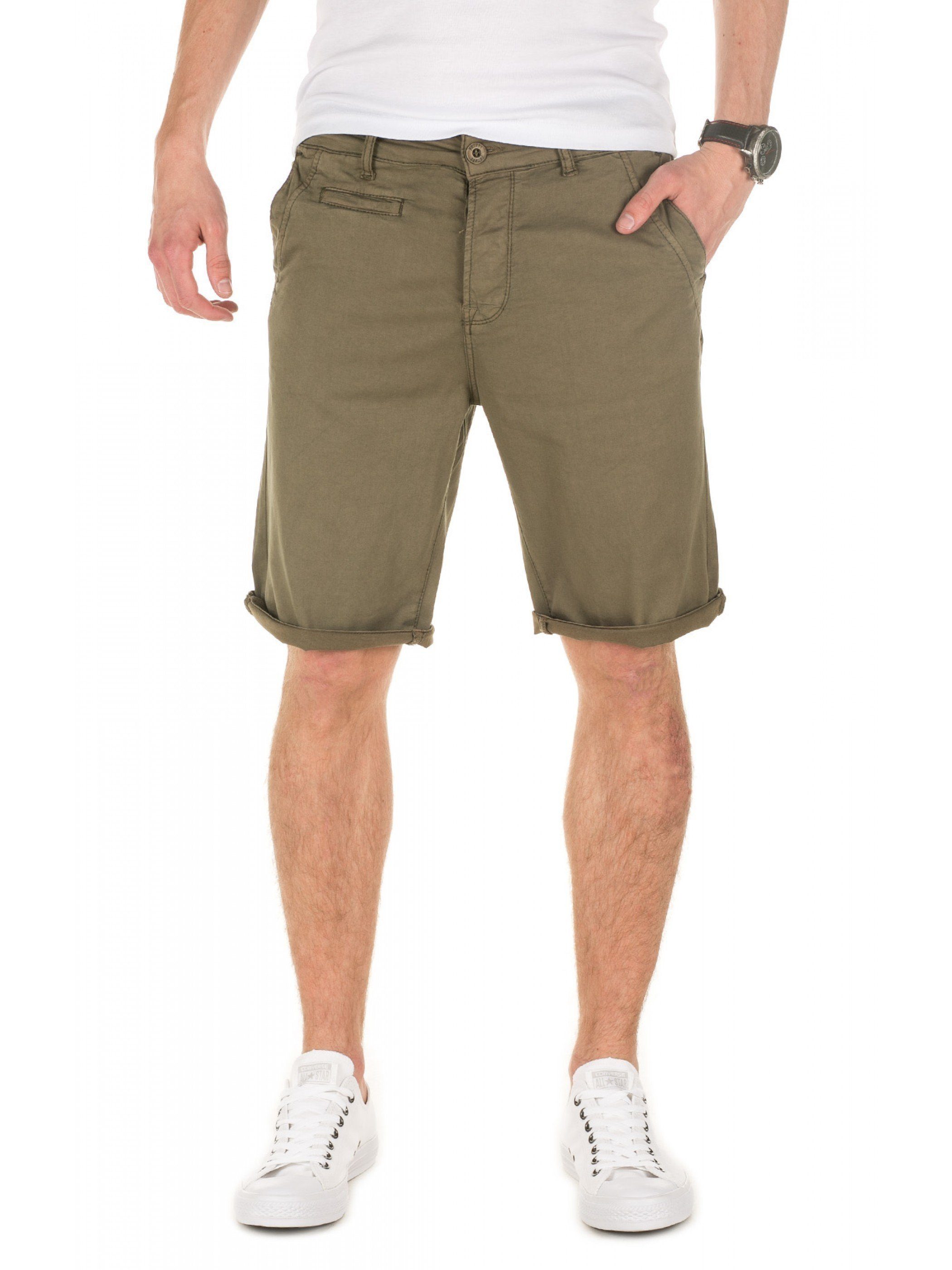 Yazubi Shorts Chino Shorts Travis Military green (201601)