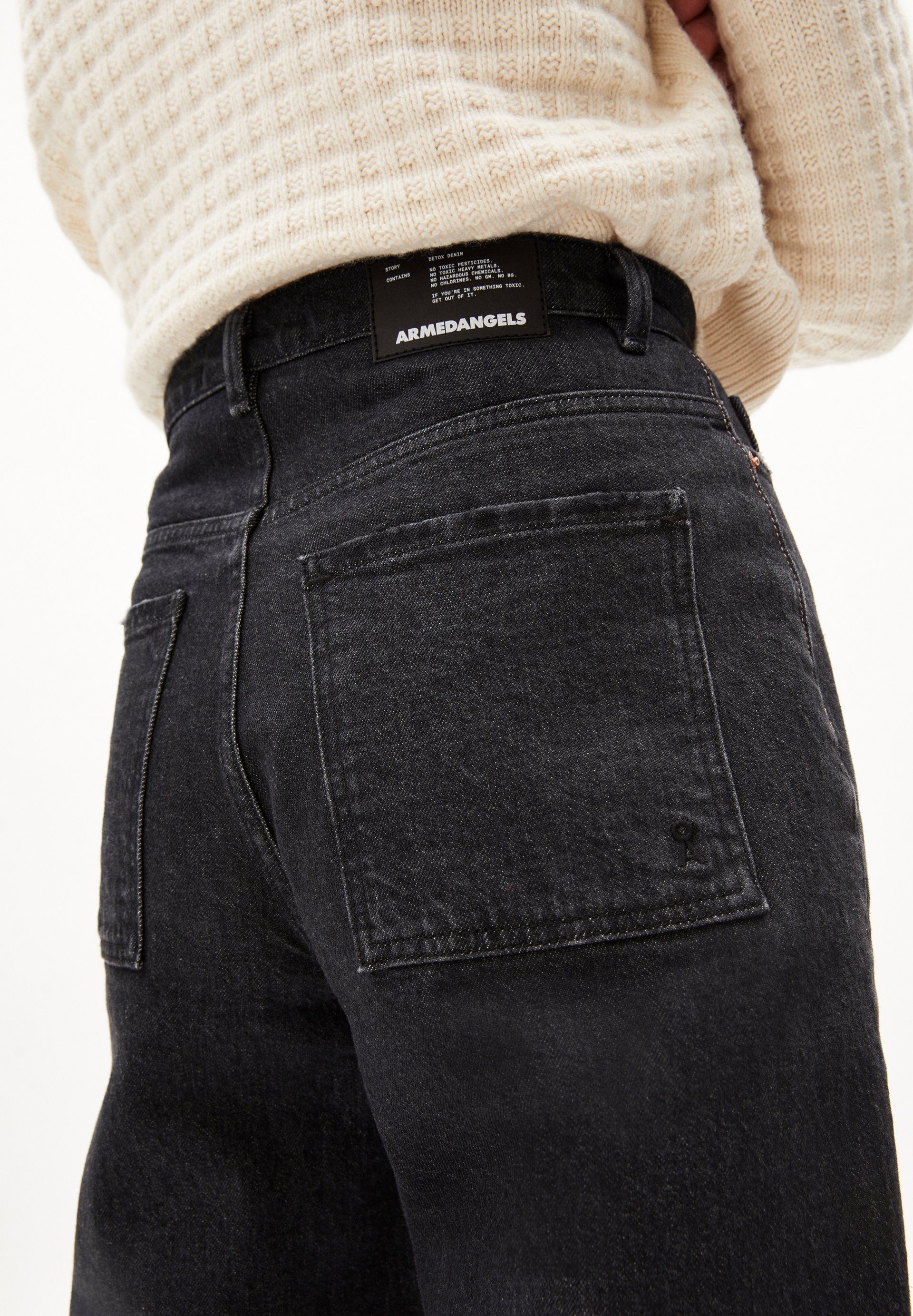 Damen DEMI ANDRAA (1-tlg) 5-Pocket-Style Boyfriend-Jeans Armedangels