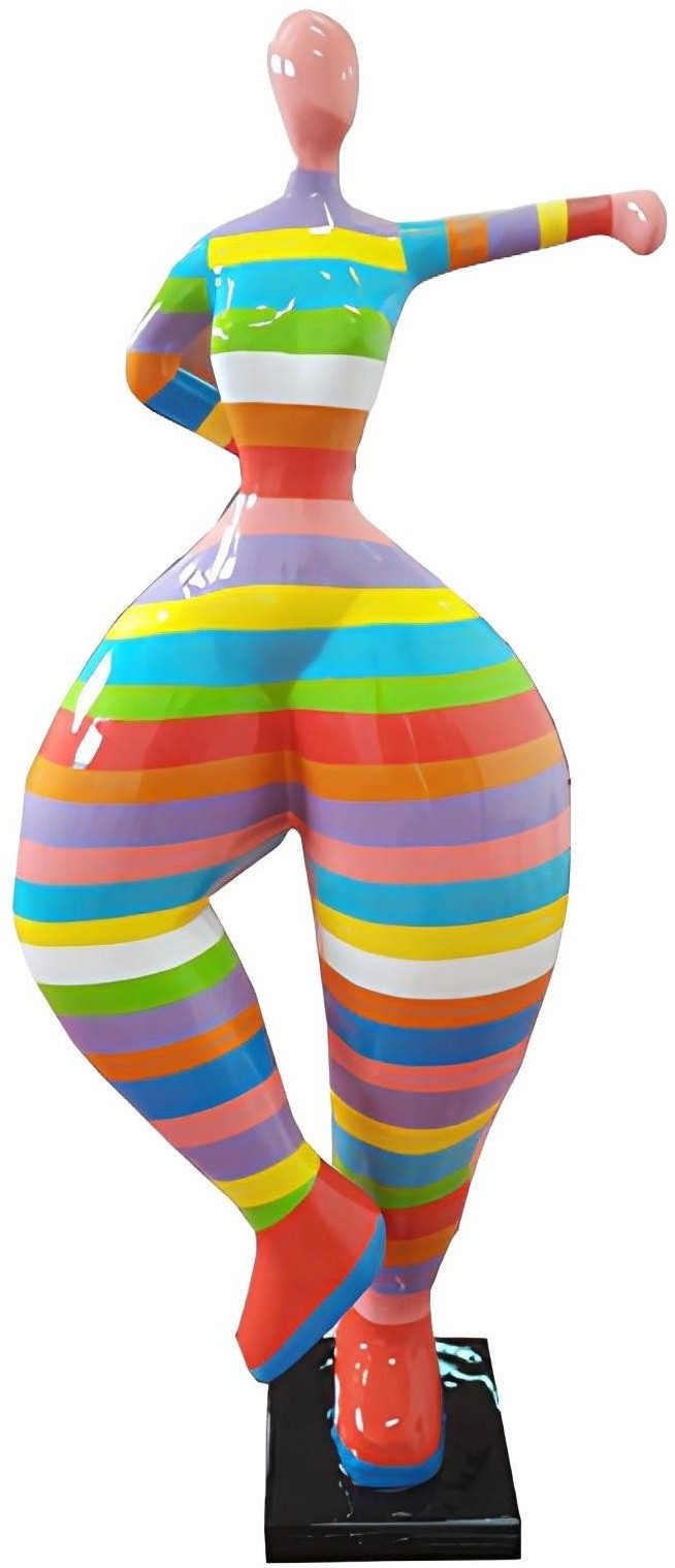 Xlmoebel Dekofigur Bunte abstrakte Skulptur aus Kunststoff für moderne Raumgestaltung (Skulptur N111A-132 cm), Hergestellt in Europa