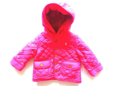 Kapuzennickijacke Polo Ralph Lauren Kinder Куртки, Rosa Steppjacke Mit Kapuze