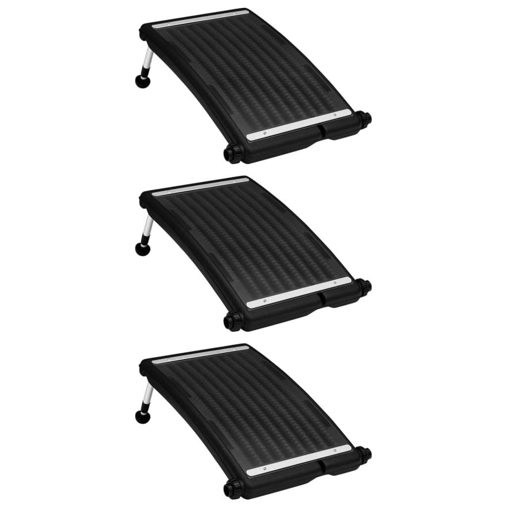 vidaXL Pool-Wärmepumpe 725 x 46 cm Solar-Heizungen für Pool Gebogen 3 Stk 72,5x46 cm Solar Po