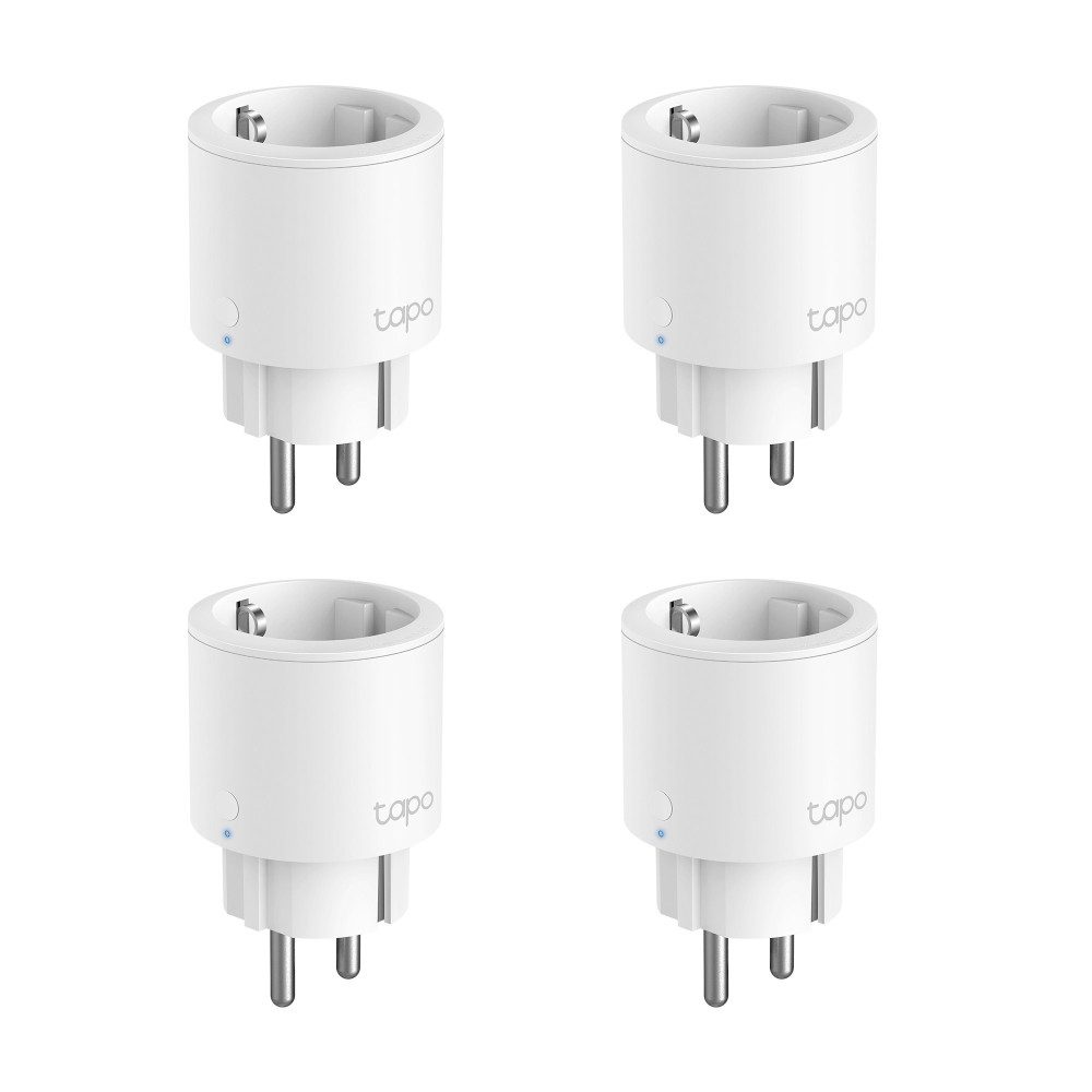 WLAN-Steckdose Tapo P115 Mini Smart Wi-Fi Plug mit Energy Monitoring (4-Pack)