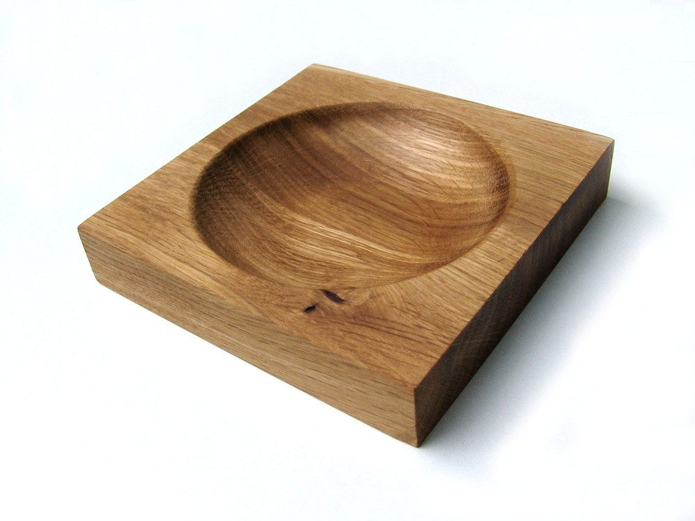 Eli Шкафыhalter ELI Holzschale "Magic Oak", Die Holzschale ist durch das natürliche Holz ein Unikat.