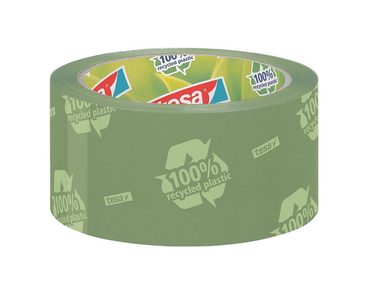 Thumbnail - tesa Klebeband eco & strong 50 mm/ 66 m, Packband bedruckt, UV- und alterungsbeständig
