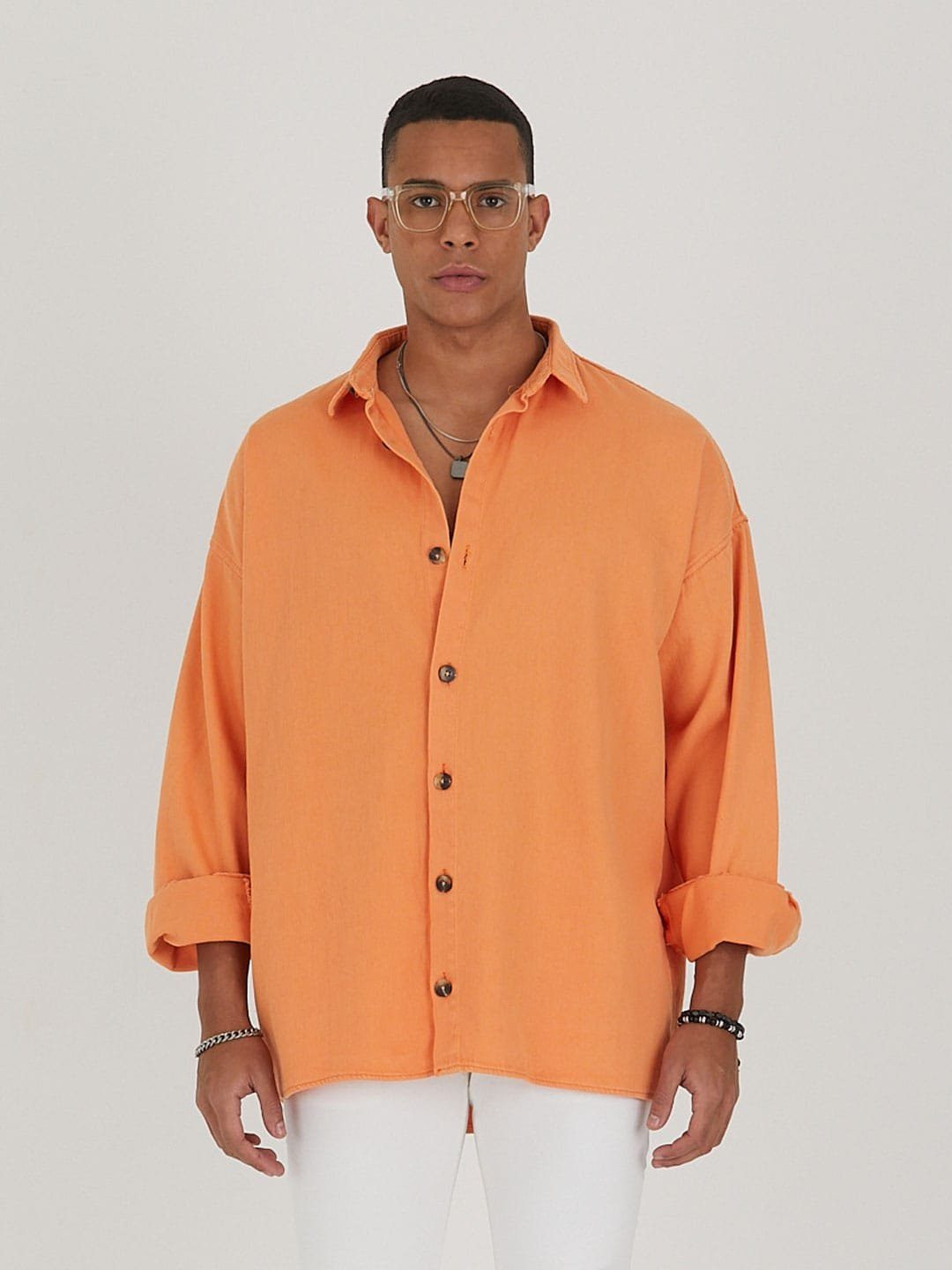 COFI Casuals Jeanshemd Jeanshemd Oversize Cotton günstig online kaufen